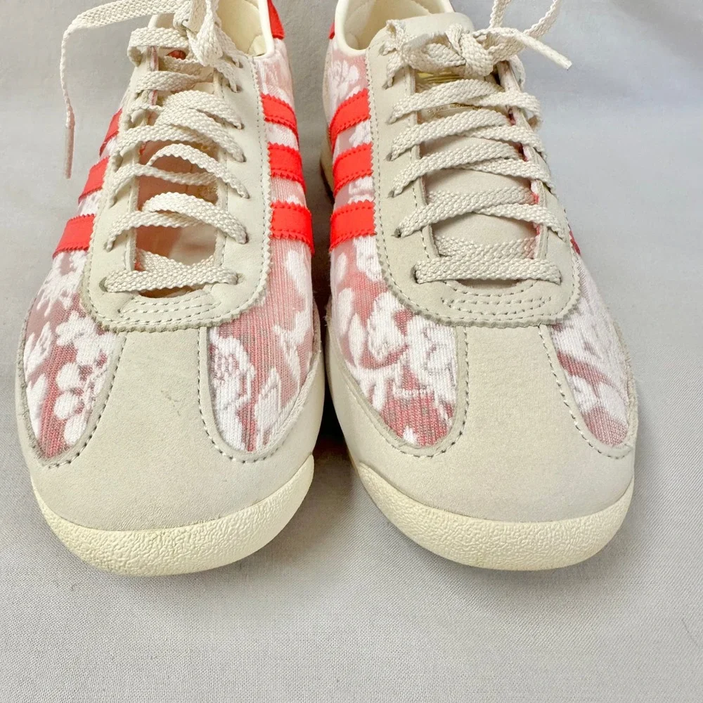 Adidas Liberty London SL 72 Floral Cream Better Scarlet Sneaker Womens 8.5 - Picture 11 of 16